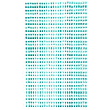 Round Adhesive Diamond Gem Stickers, 3mm