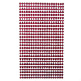 Round Adhesive Diamond Gem Stickers, 4mm