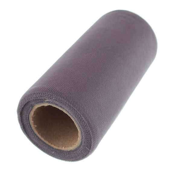 Premium American Tulle Spool Roll, Made in the USA, 6-Inch, 25 Yards, Dusty Amethyst