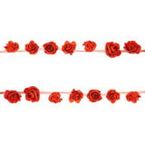 Foam Rose Hanging Garland, 56-Inch