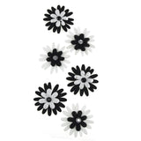 Self Adhesive Paper Flowers 3D, 1-1/2-Inch, 6-Count