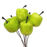 Artificial Decorative Mini Apple Bunch, 1-Inch, 6-count