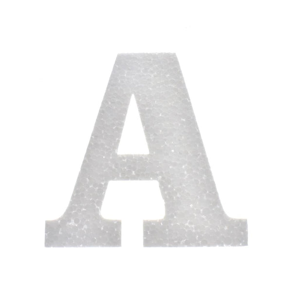 Craft Styrofoam Letter Cut Out "A", 4-3/4-Inch, 12-Count