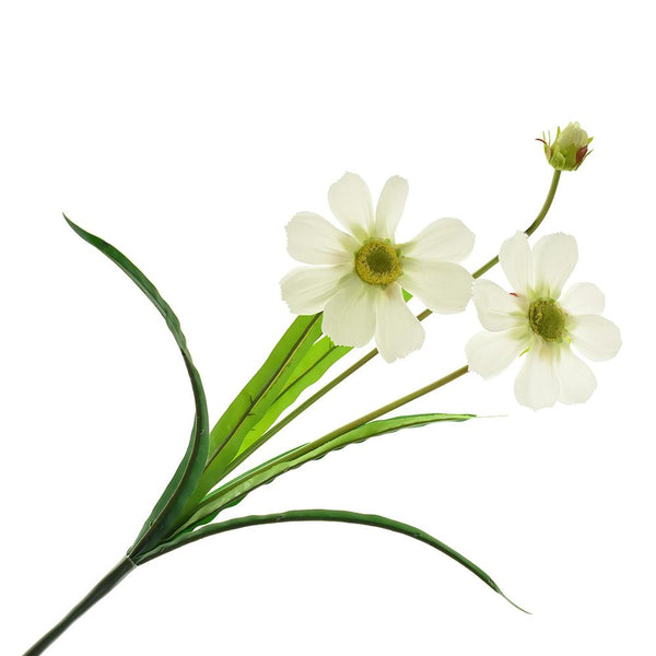 Artificial Gazania Daisy Spray, 20-1/2-Inch, White