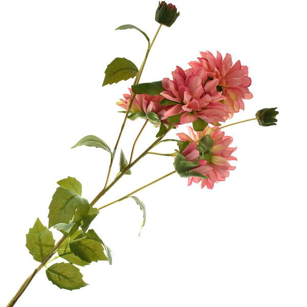 Artificial Two Toned Dahlia Spray, 29-1/2-Inch, Rose