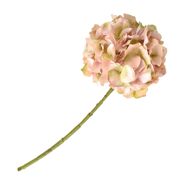 Artificial Tall Hydrangea Floral Stem, 20-Inch, Mauve