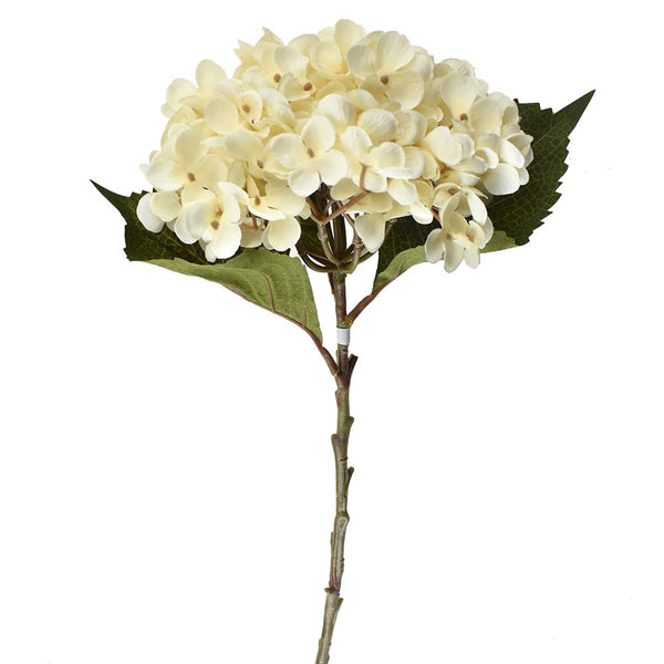 Artificial Hydrangea Spray, 20-1/2-Inch, Beige