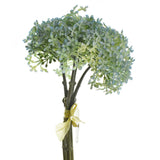 Artificial Snowball Bush Spray, 12-Inch