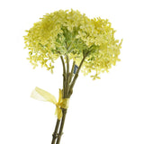 Artificial Snowball Bush Spray, 12-Inch