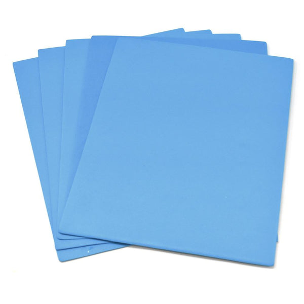 Plain EVA Foam Sheets, 9-Inch x 12-Inch, 5-Piece, Royal Blue