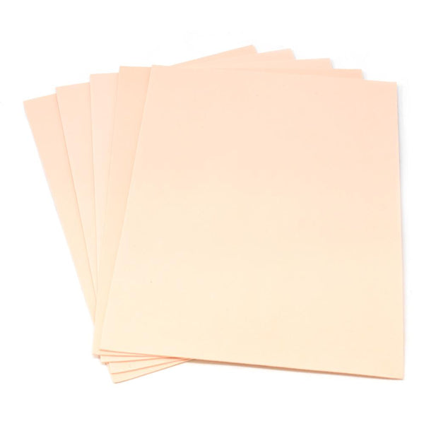 Plain EVA Foam Sheets, 9-Inch x 12-Inch, 5-Piece, Peach
