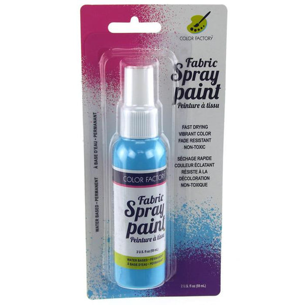 Fabric Color Spray Paint, 59mL, 5-Inch, Bahama Blue