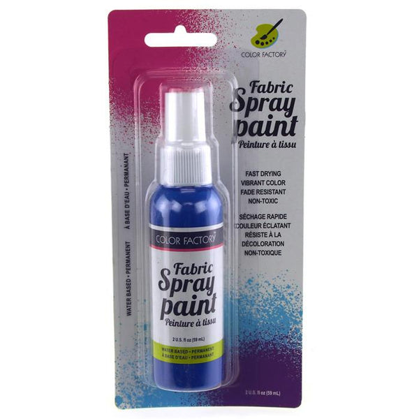 Fabric Color Spray Paint, 59mL, 5-Inch, Blue Sapphire