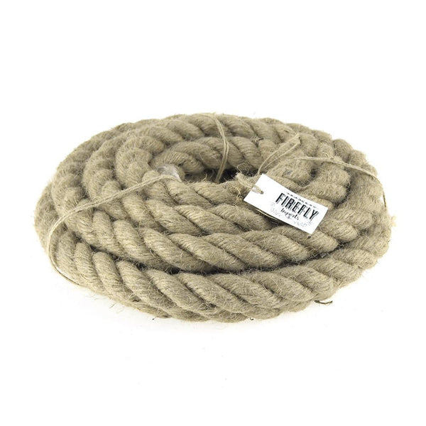Natural Jute Fibre Rope, 20mm, 5-yard