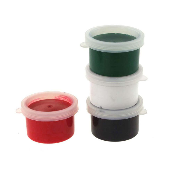 Washable Finger Paint Non-Toxic 80ml, Basics, 2-Inch, 4-Count