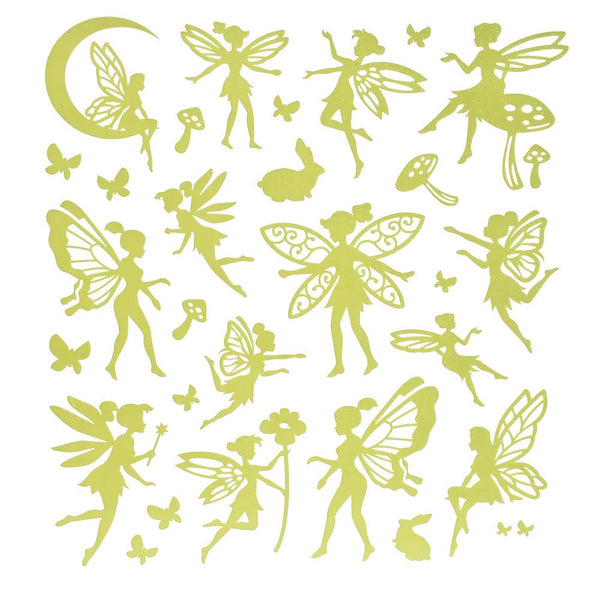 Glow In The Dark Fairy Stickers, 30-Piece