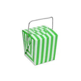 Striped Mini Take Out Boxes with Wire Handle, 1-5/8-inch, 12-Piece