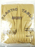 Plastic Table Skirt Adhesive Pleated, 29-Inch x 14-feet