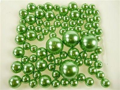 Assorted Plastic Pearl Beads, 14mm, 20mm, 30mm, 84-Piece