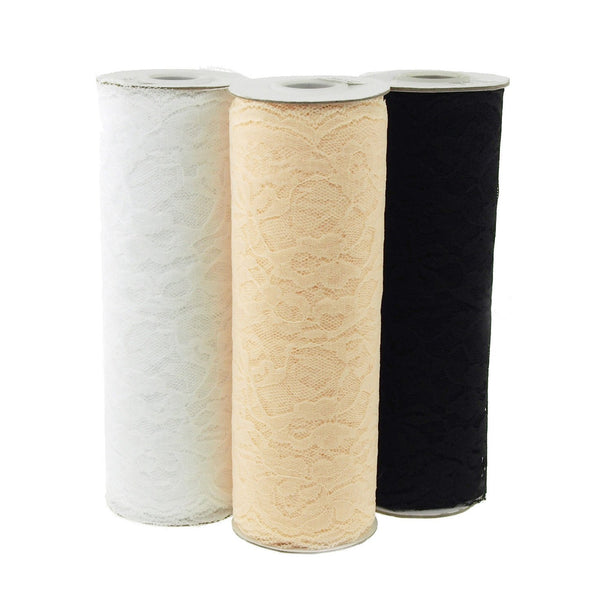 Floral Lace Roll, 9-inch, 10-yard