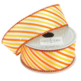 Candy Summer Striped Polyester Ribbon, 1-1/2-Inch, 10 Yards