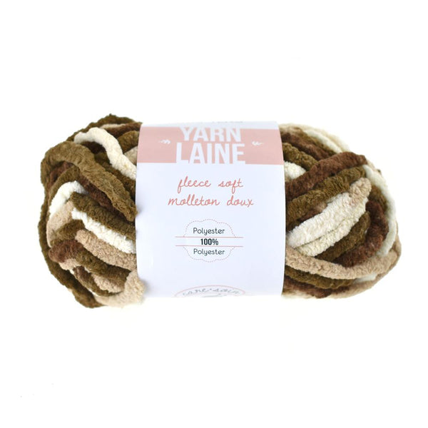 Fleece Soft Polyester Yarn Bundle, 21-Yard, Earth