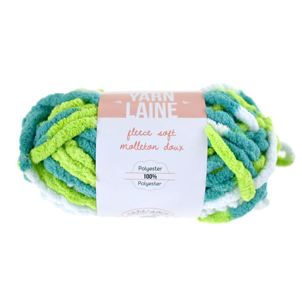 Fleece Soft Polyester Yarn Bundle, 21-Yard, Sea Mist