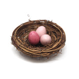 Artificial Decorative Loose Eggs, 1-Inch, 12-Count, Pink