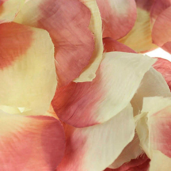 Two Tone Faux Rose Petals Table Confetti, 400-Piece, Mauve