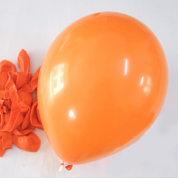Latex Balloons Party Supplies, 12-Inch, 12-Piece, Orange