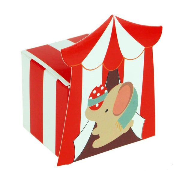 Circus Elephant Baby Shower Favor Boxes, 2-Inch, 12-Piece