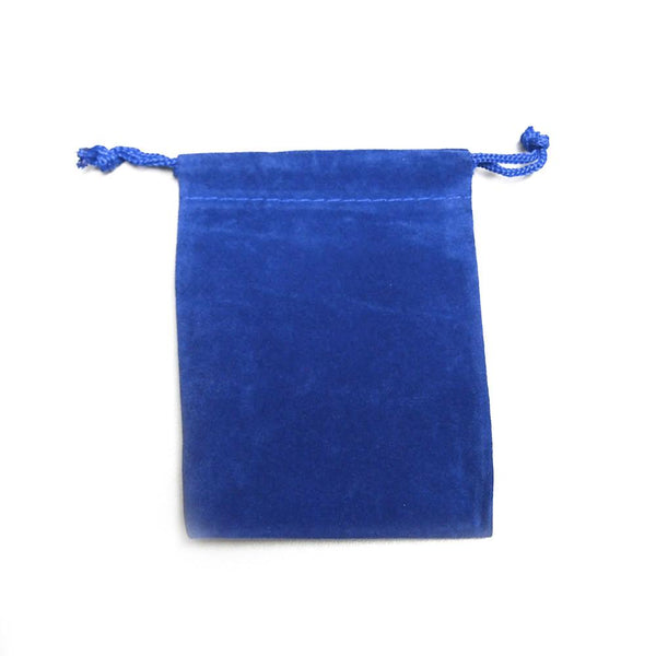 Velvet Jewelry Pouch Gift Bags, 25-Piece, 3-inch x 4-inch, Royal Blue
