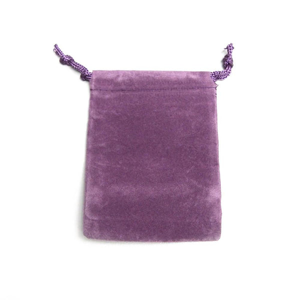 Velvet Jewelry Pouch Gift Bags, 25-Piece, 3-inch x 4-inch, Purple