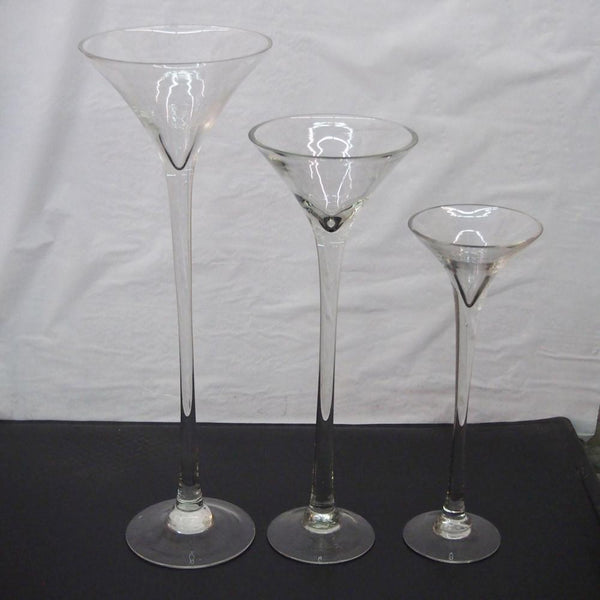 Jumbo Martini Glass Vase Wedding Centerpiece