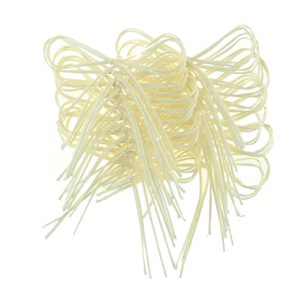 Ready To-Go Raffia Bows, 2-Inch, 24-Piece, Ivory
