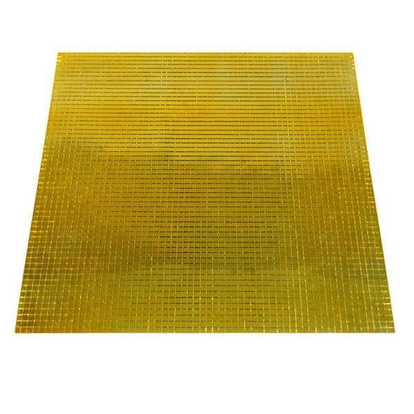 Mirror Sheets Mosaic Sticker, 12-inch x 12-inch, Gold