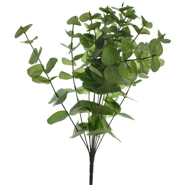 Artificial Eucalyptus Leaf Bush Spray, 19-Inch