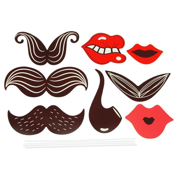 DIY Kid Photo Booth Props, 8-piece, Young Adults