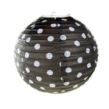 Polka Dot Hanging Paper Lanterns, 12-Inch