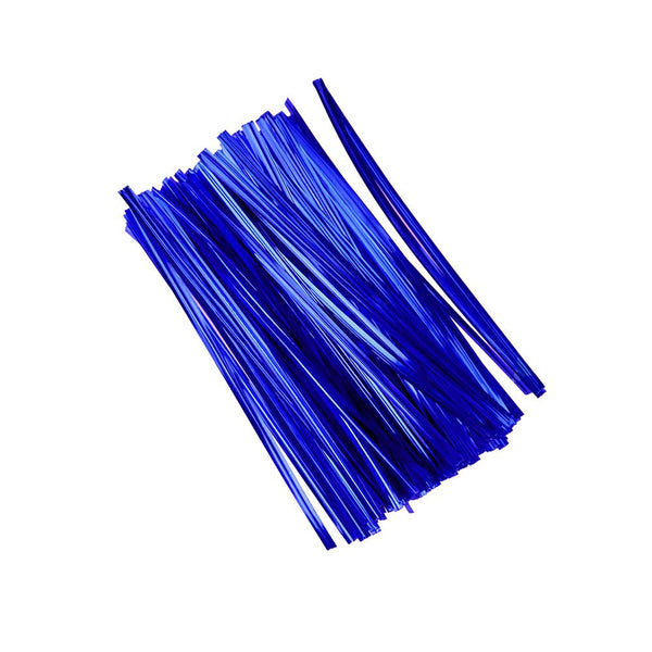 Metallic Craft & Treats Twist Ties, 4-3/4-Inch, 500-Count, Blue