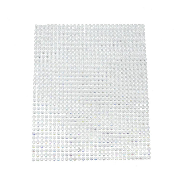 Pearl Stud Sticker Sheet, White, 8mm