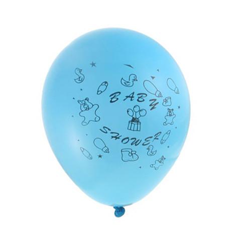 Latex Balloons Baby Shower, Toys, 12-inch, 12-Piece, Blue