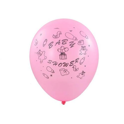 Latex Balloons Baby Shower, Toys, 12-inch, 12-Piece, Pink