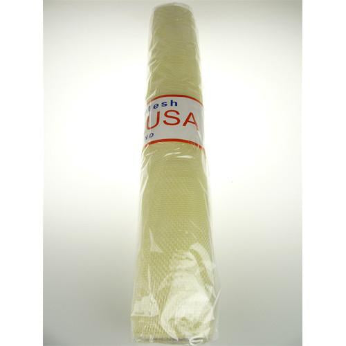 Floral Mesh Wrap  Roll, 21-Inch, 10 Yards, Ivory
