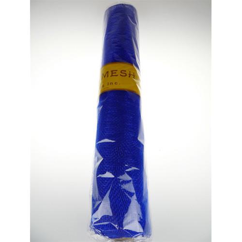 Floral Mesh Wrap  Roll, 21-Inch, 10 Yards, Royal Blue