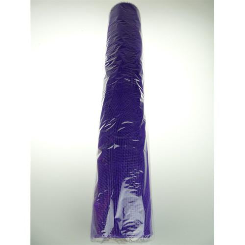 Floral Mesh Wrap  Roll, 21-Inch, 10 Yards Purple