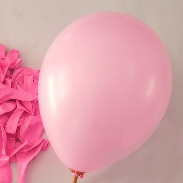Latex Balloons Party Supplies, 12-Inch, 12-Piece, Pink