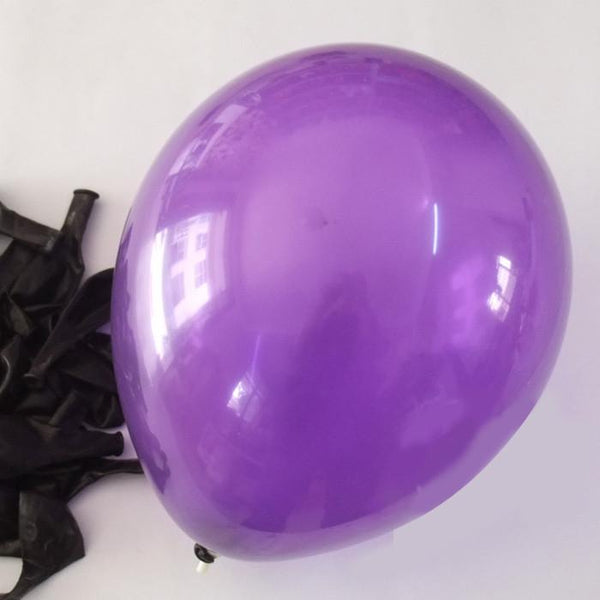 Latex Balloons Party Supplies, 12-Inch, 72-Piece, Purple