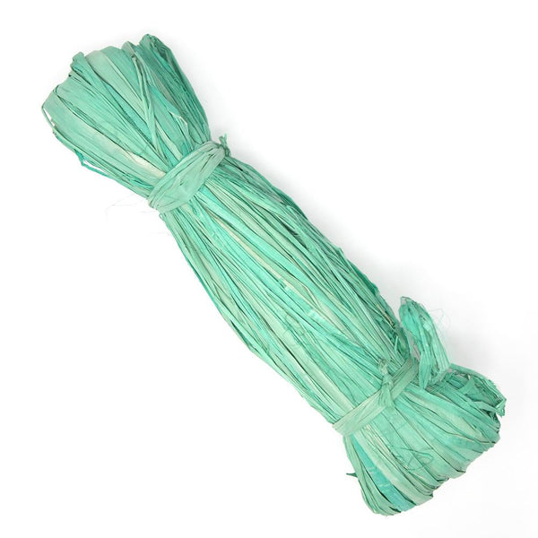 Small Raffia Grass Bundle, Mint, 50-Grams