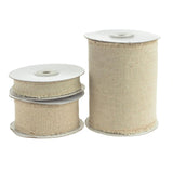 Natural Linen Ribbon Fringe Edge, 5 Yards